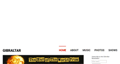 Desktop Screenshot of gibraltartheband.com