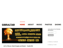 Tablet Screenshot of gibraltartheband.com